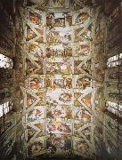 plfond of the Sixtijnse chapel Rome Vatican, Michelangelo Buonarroti